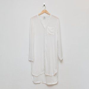 Vero moda white long sleeve white tunic • size medium